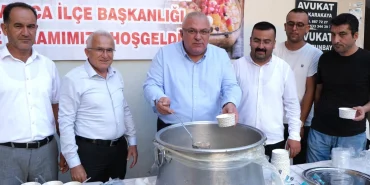 MHP Kumluca’dan aşure ikramı ve birlik mesajı 