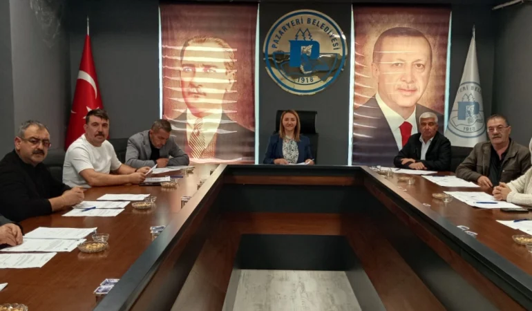 Bilecik Pazaryeri Meclisi'nde ekim ayı toplantısı